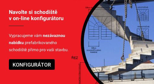 Navolte si schodiště v on-line konfigurátoru